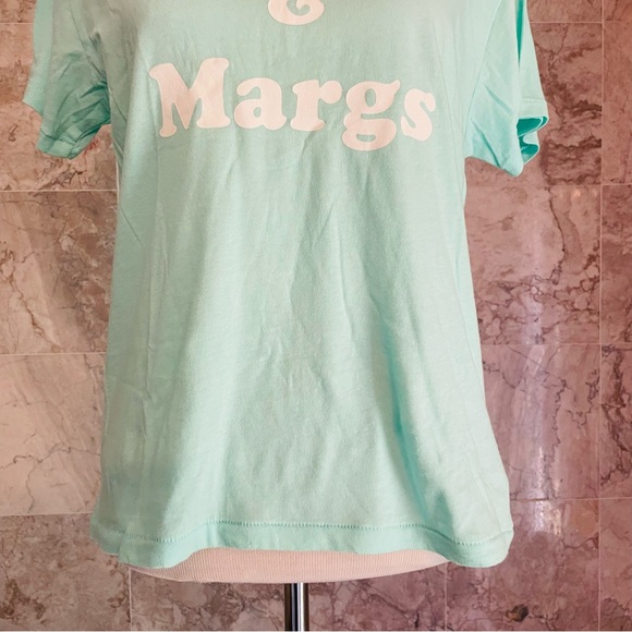 Wildfox Mint Yucca Happy Hour Keke Short Sleeve Tee - Picture 3 of 7
